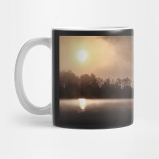 Foggy Morning Sunrise Severn River Virginia Mug